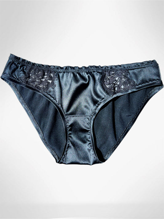 Silk & French lace knickers