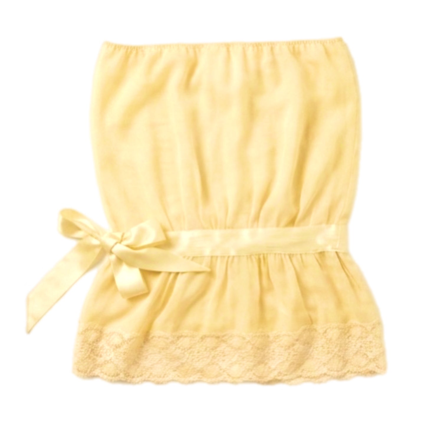 Strapless Silk Top w/ Silk sash