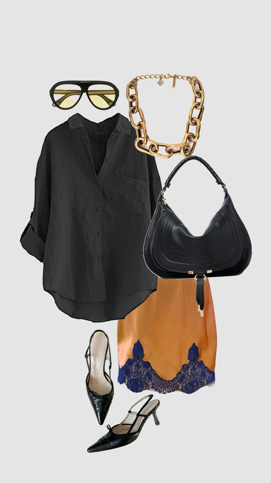 Miniskirt w/ French Lace