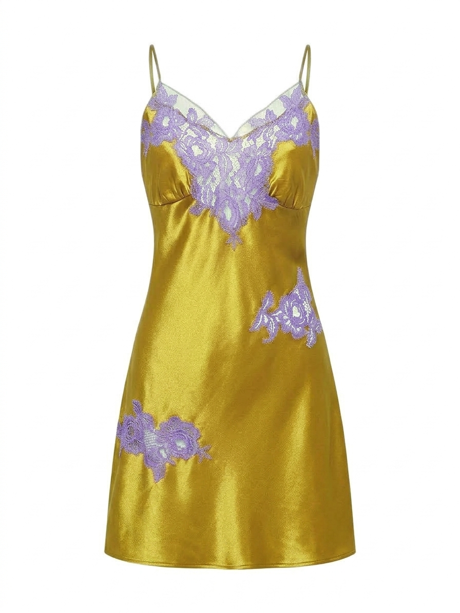 Mini Bias Silk Slip