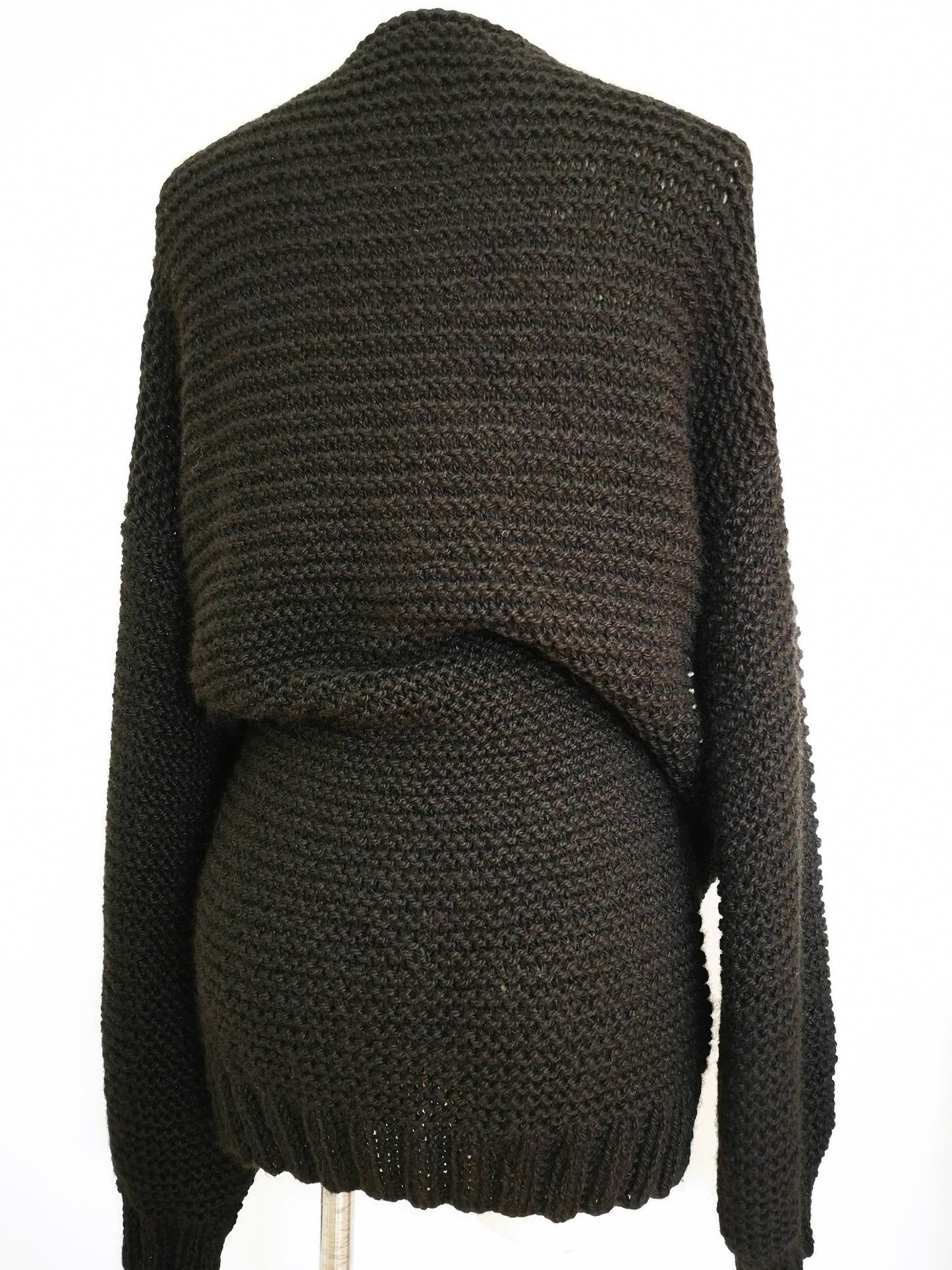 Relaxed fit merino & suri alpaca cardigan