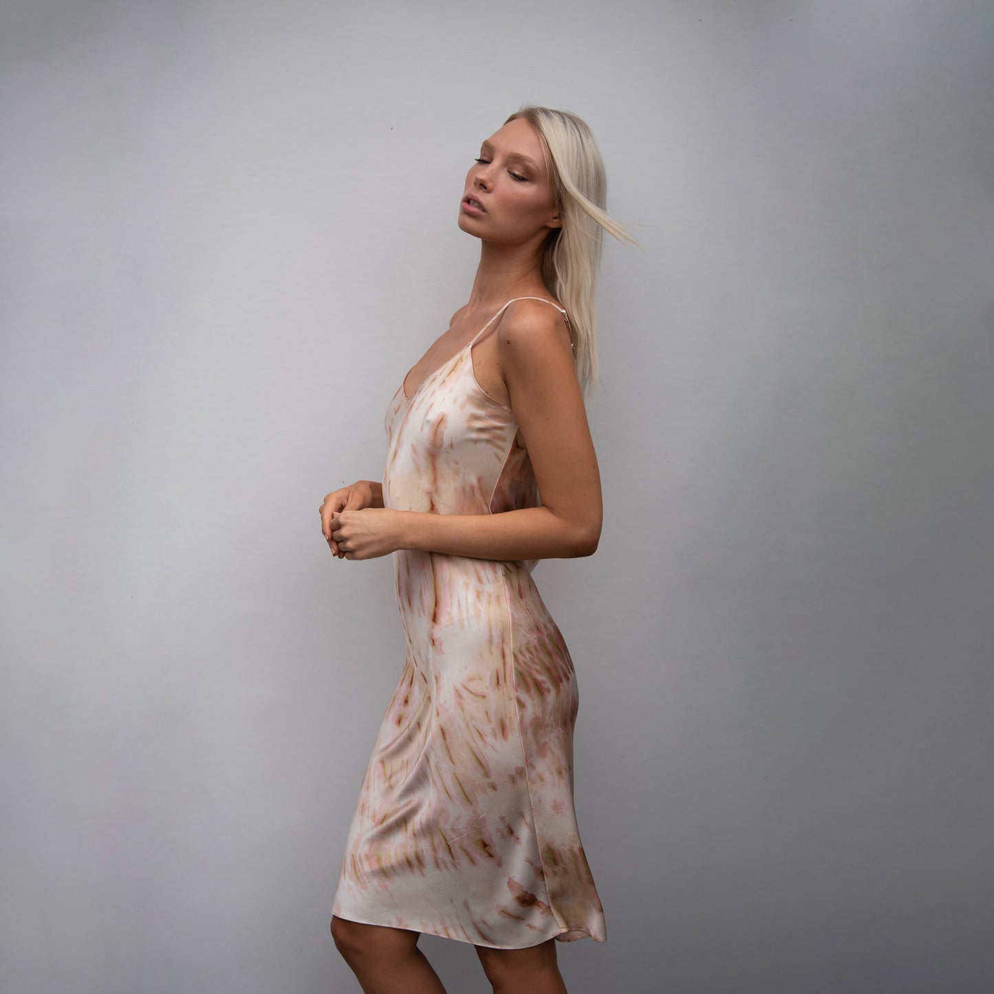 Shibori Slip Dress