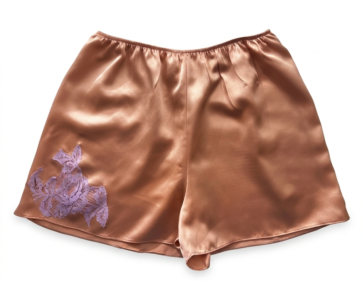 Silk Short Peach