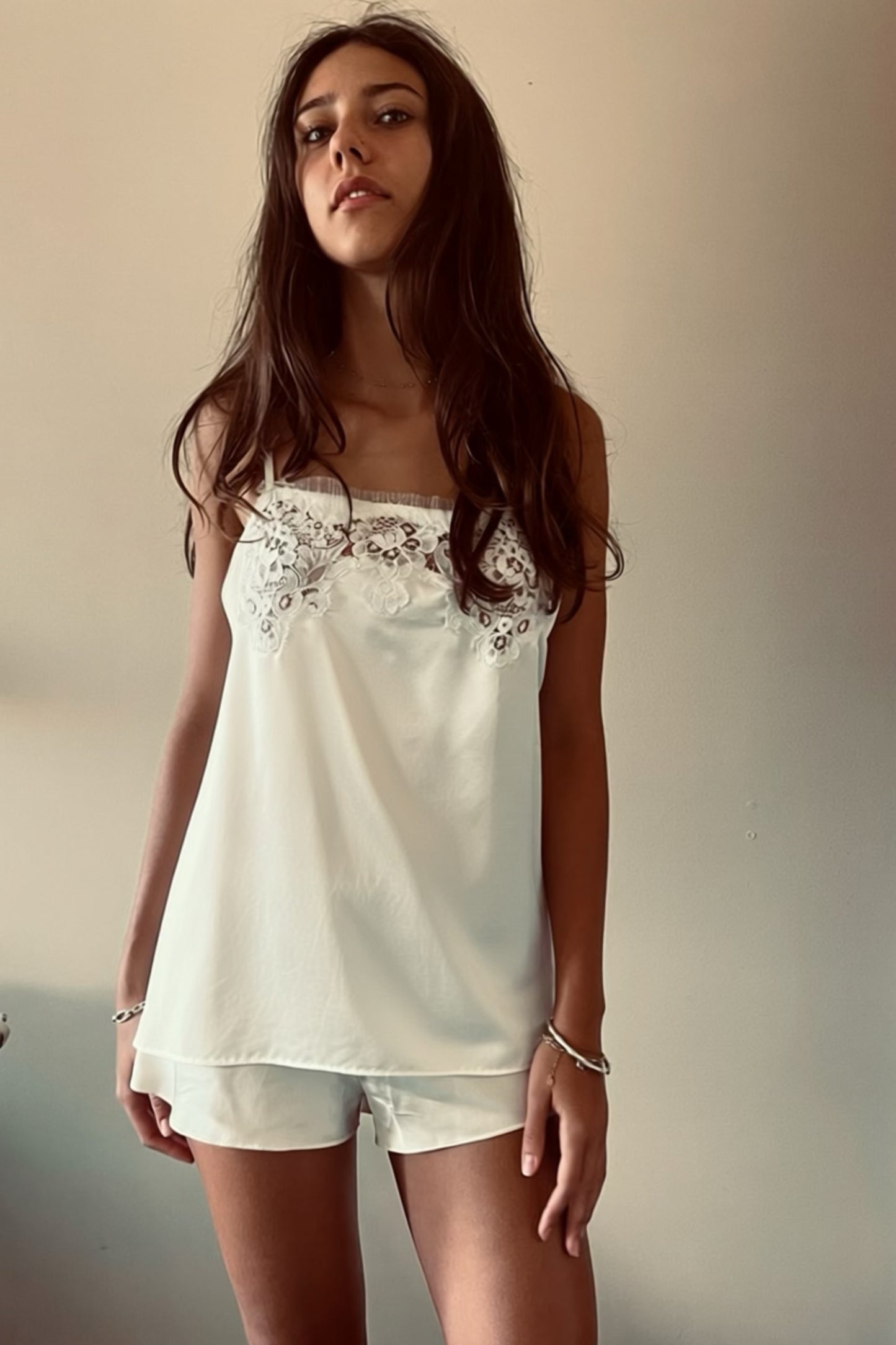 Ivory High Waisted French knickers