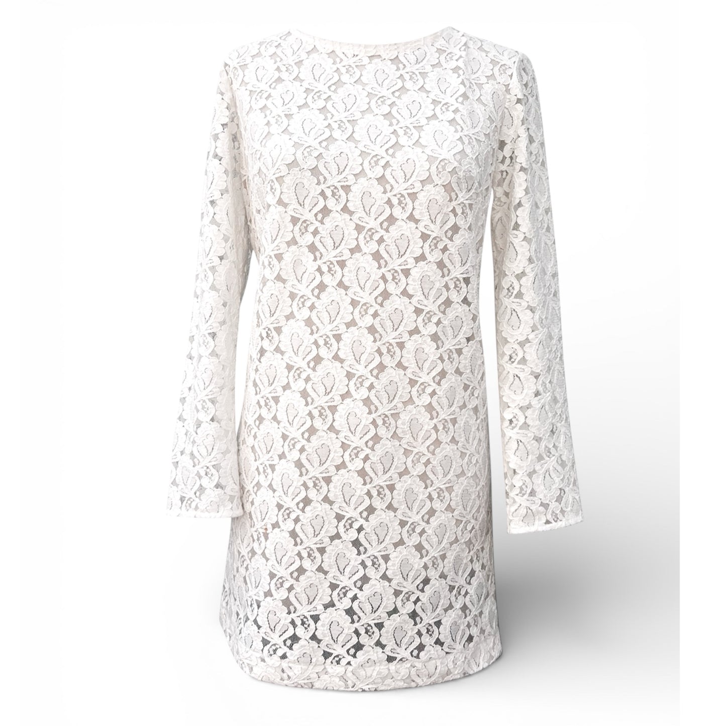 Upcycled Lace Shift Dress