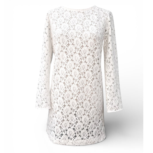 Upcycled Lace Shift Dress