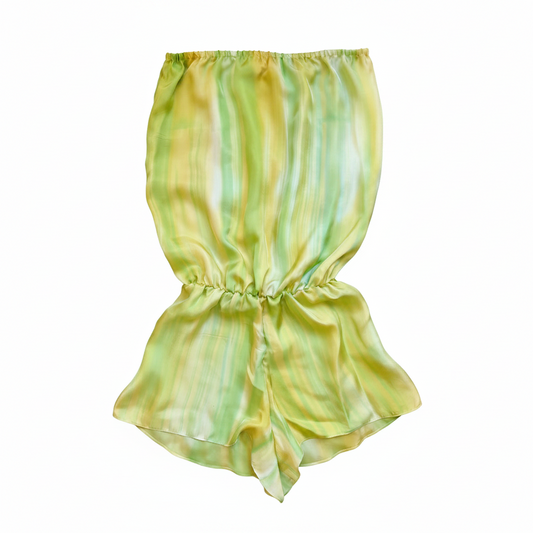 silk twill playsuit