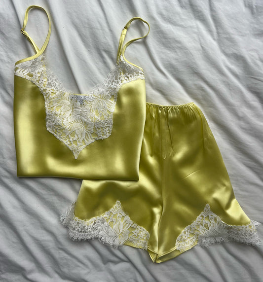 Silk Camisole & Short Set