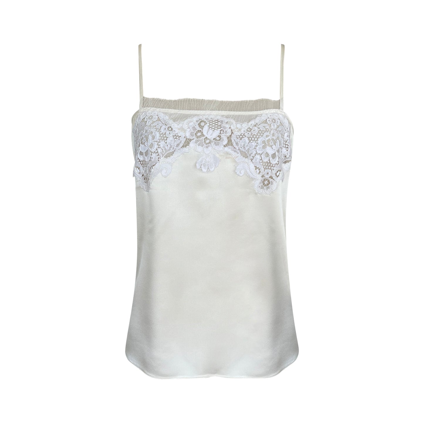 Lace-trimmed camisole