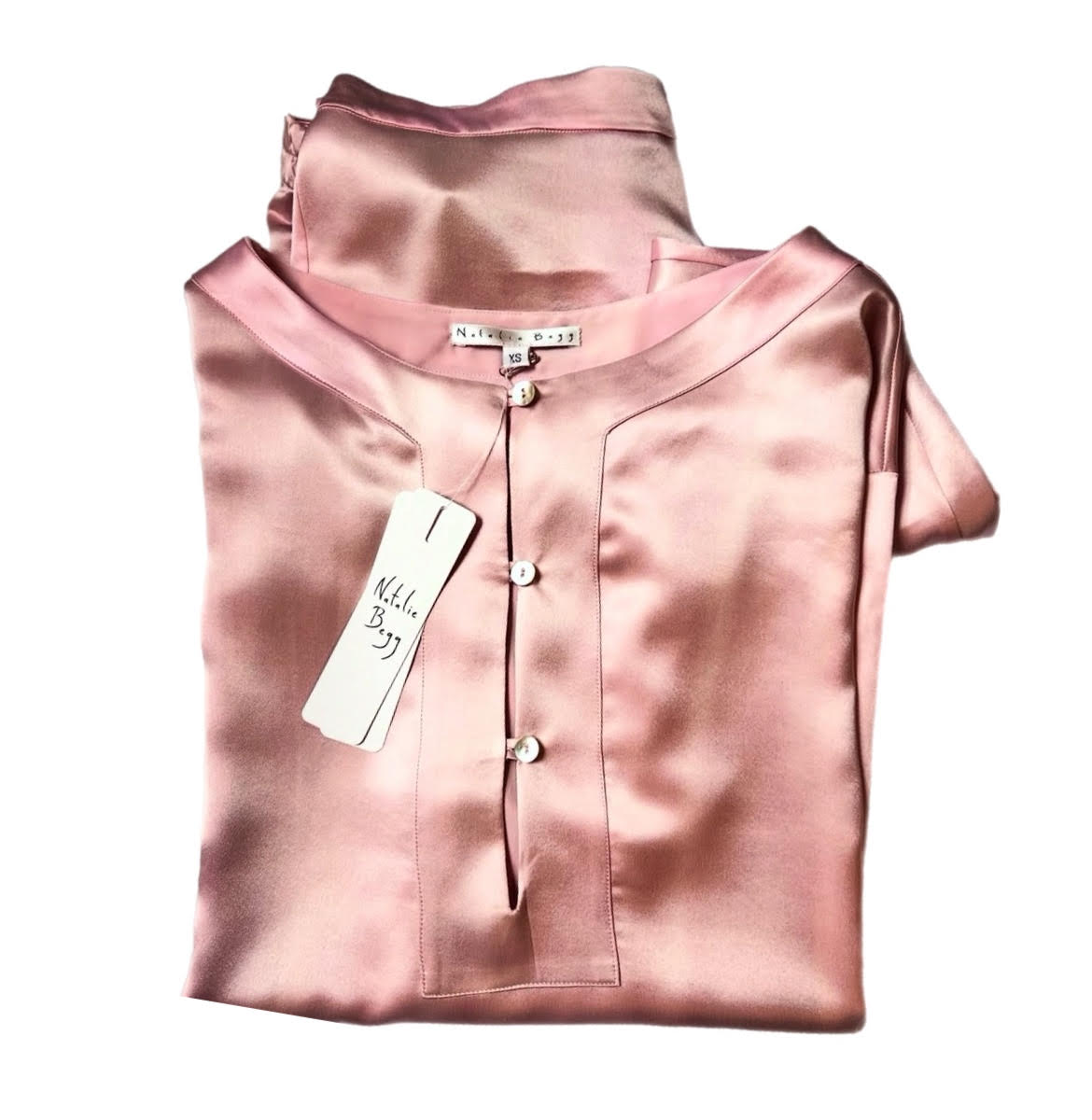 Silk Pyjama Set Hand-painted