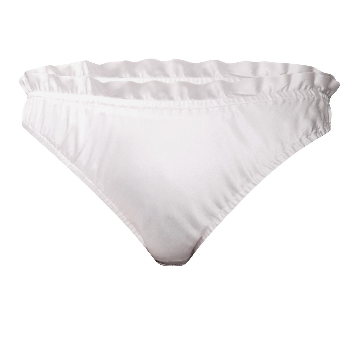 Silk knickers with ruffles