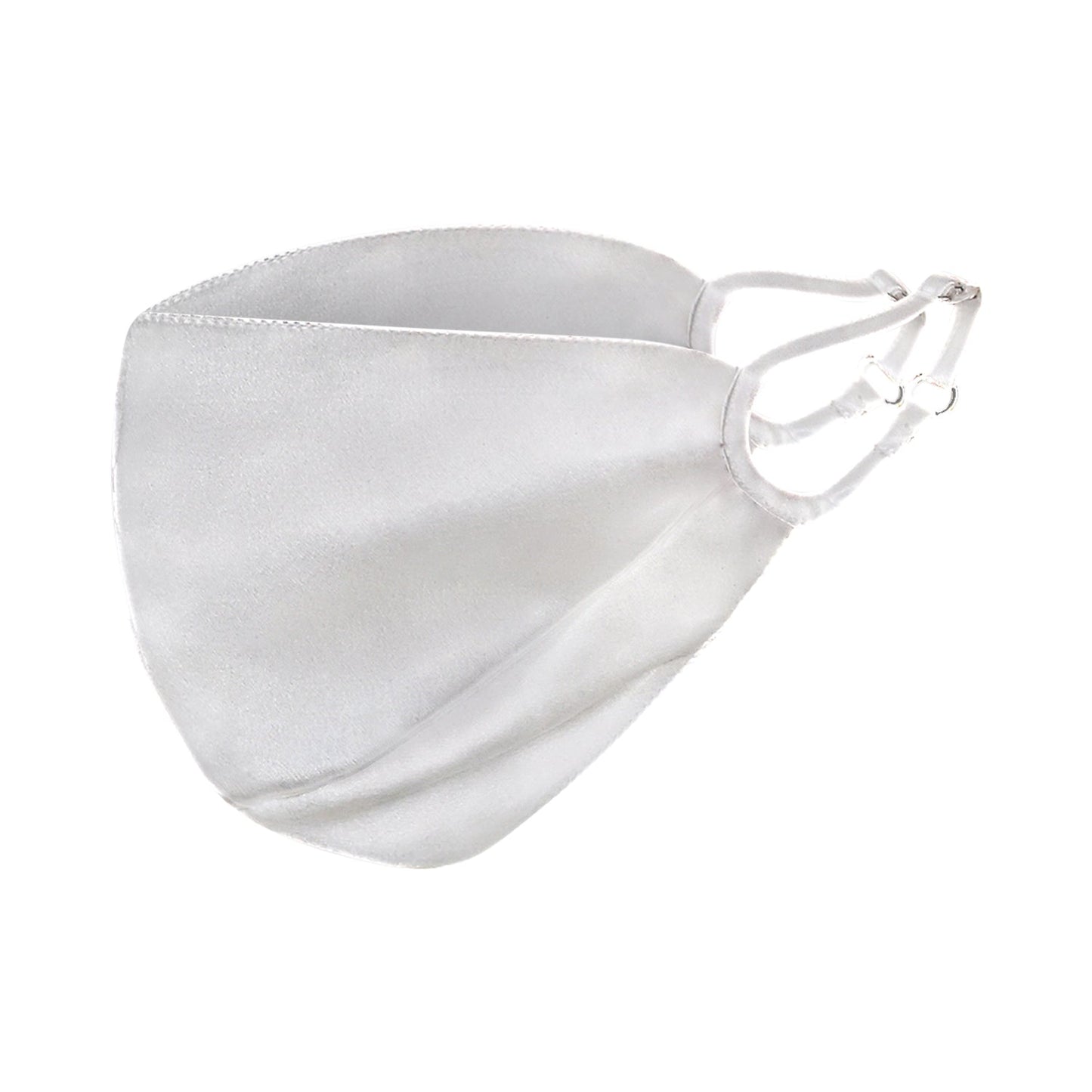 Complimentary Triple Layer Adjustable 100% Silk Face Mask w/ Filter Pocket & Nose Wire